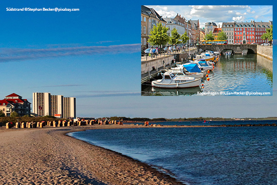 Ostseeinsel Fehmarn mit Kopenhagen-Besuch